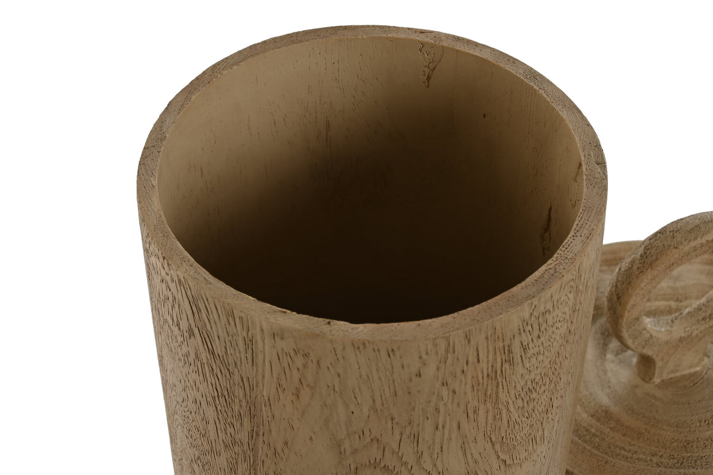 JOYERO RESINA 14X14X28 CON TAPA SIMIL MADERA