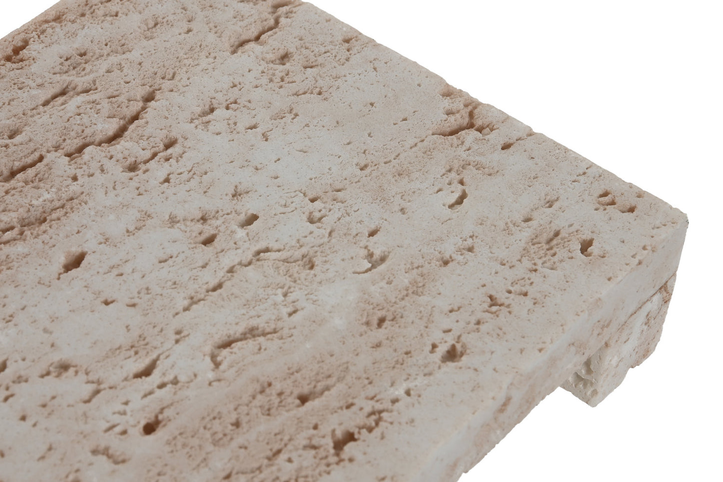 CENTRO MESA RESINA 34X17X4 SIMIL MARMOL BEIGE