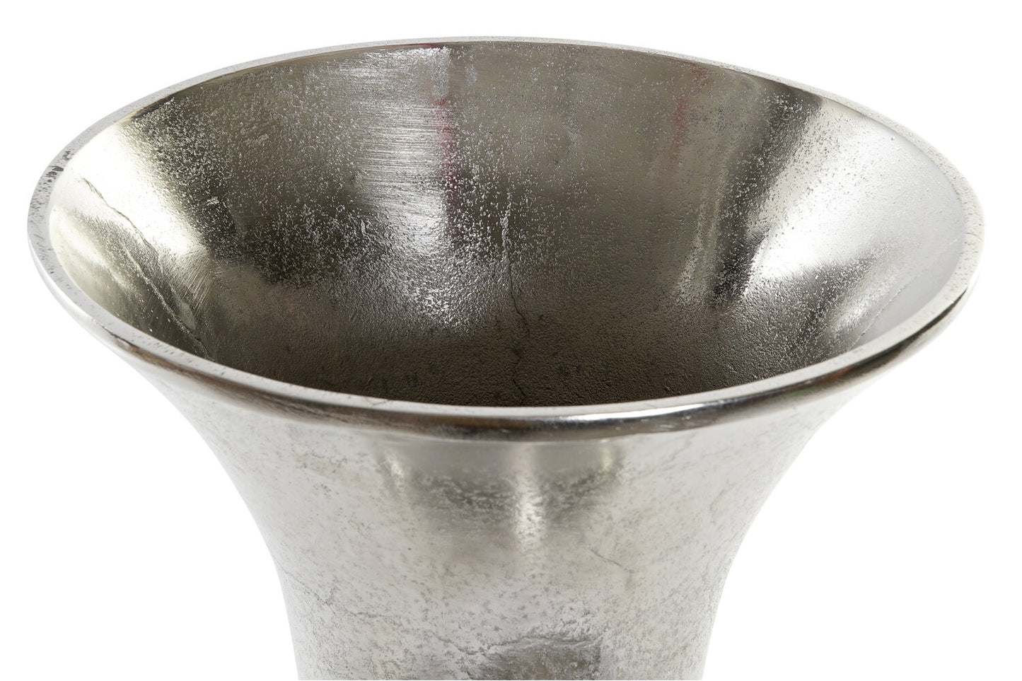 JARRON ALUMINIO 24X24X49 COPA PLATEADO
