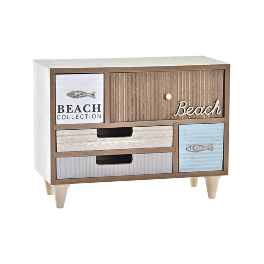 JOYERO MADERA 29X14X22 BEACH MARRON