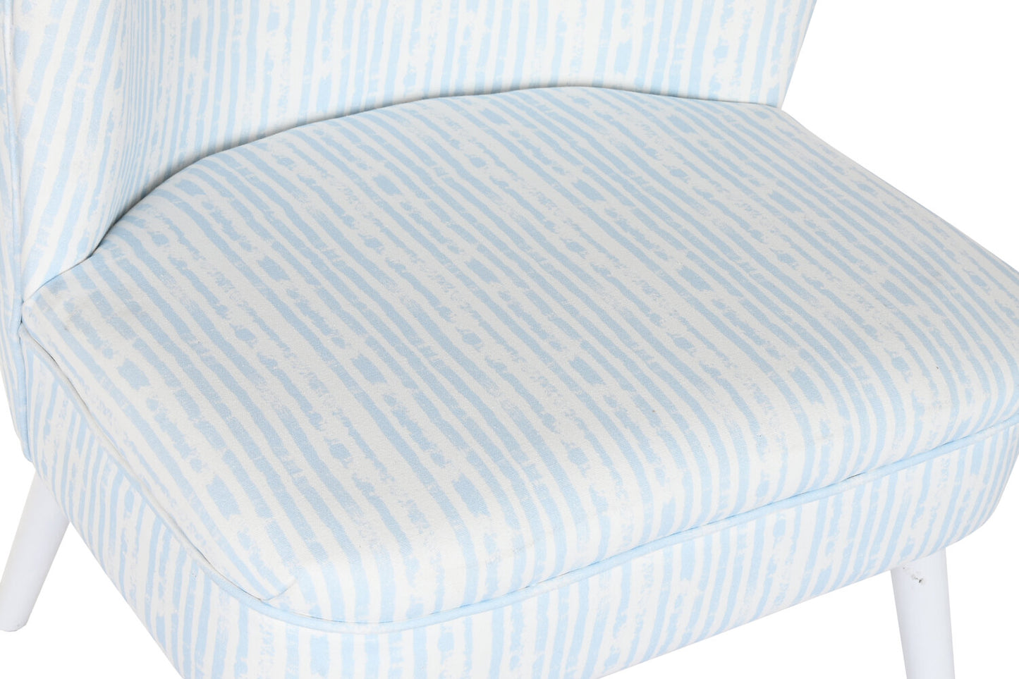 SILLON POLIESTER MADERA 73X67X85 RAYAS AZUL