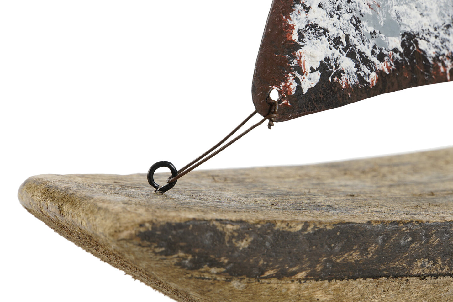 DECORACION PAULOWNIA METAL 35:3X8X46:5 VELERO