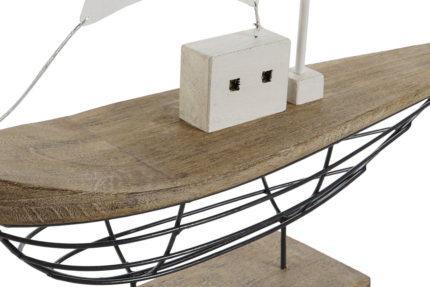 DECORACION PAULOWNIA METAL 54X15X61:5 VELERO