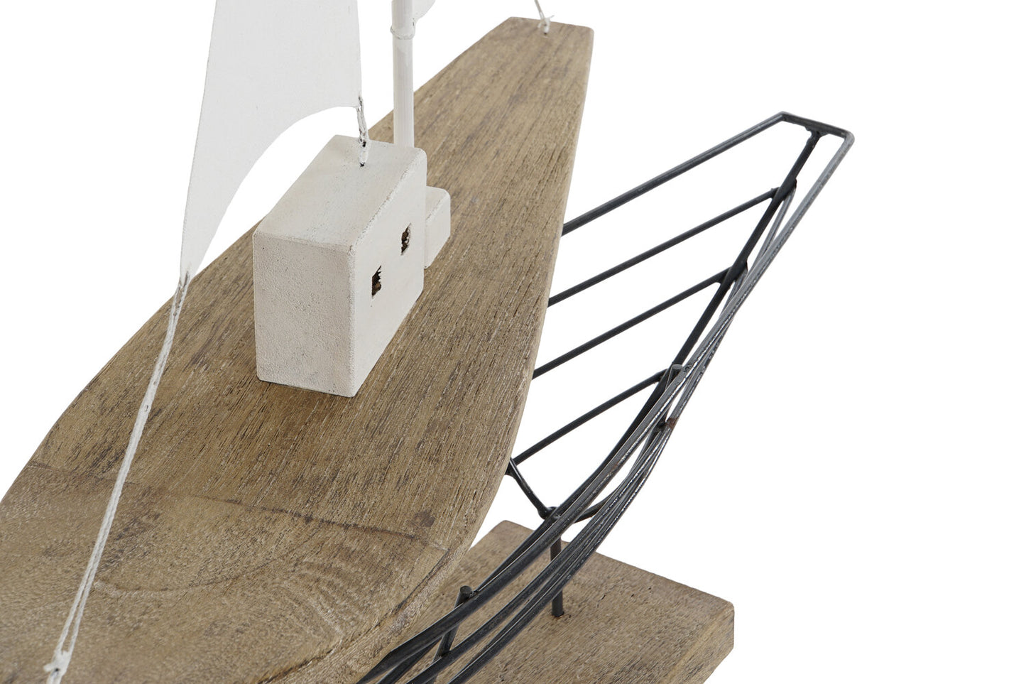 DECORACION PAULOWNIA METAL 54X15X61:5 VELERO