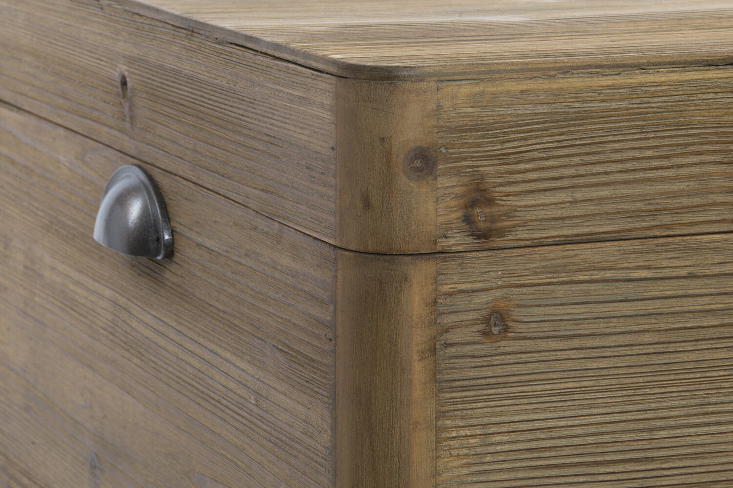 MESITA AUXILIAR MADERA METAL 49X51X74 BAUL NATURAL