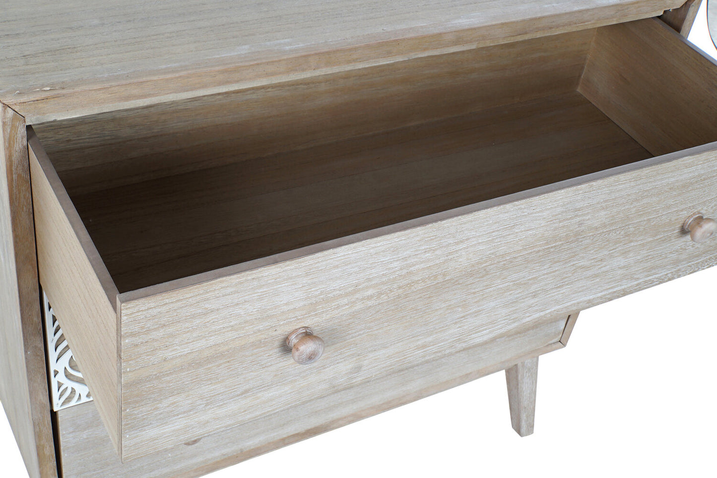 COMODA PAULOWNIA 80X42X80 HOJA NATURAL