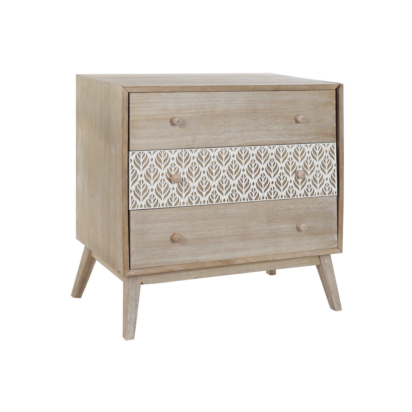 COMODA PAULOWNIA 80X42X80 HOJA NATURAL