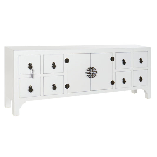 MUEBLE TV ABETO MDF 130X24X51 ORIENTAL BLANCO