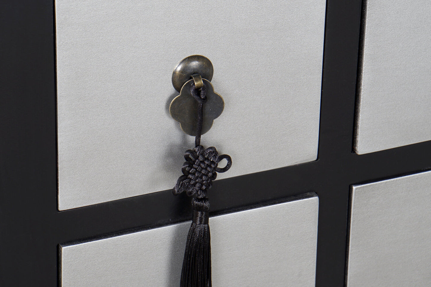 MUEBLE TV ABETO MDF 130X24X51 ORIENTAL NEGRO