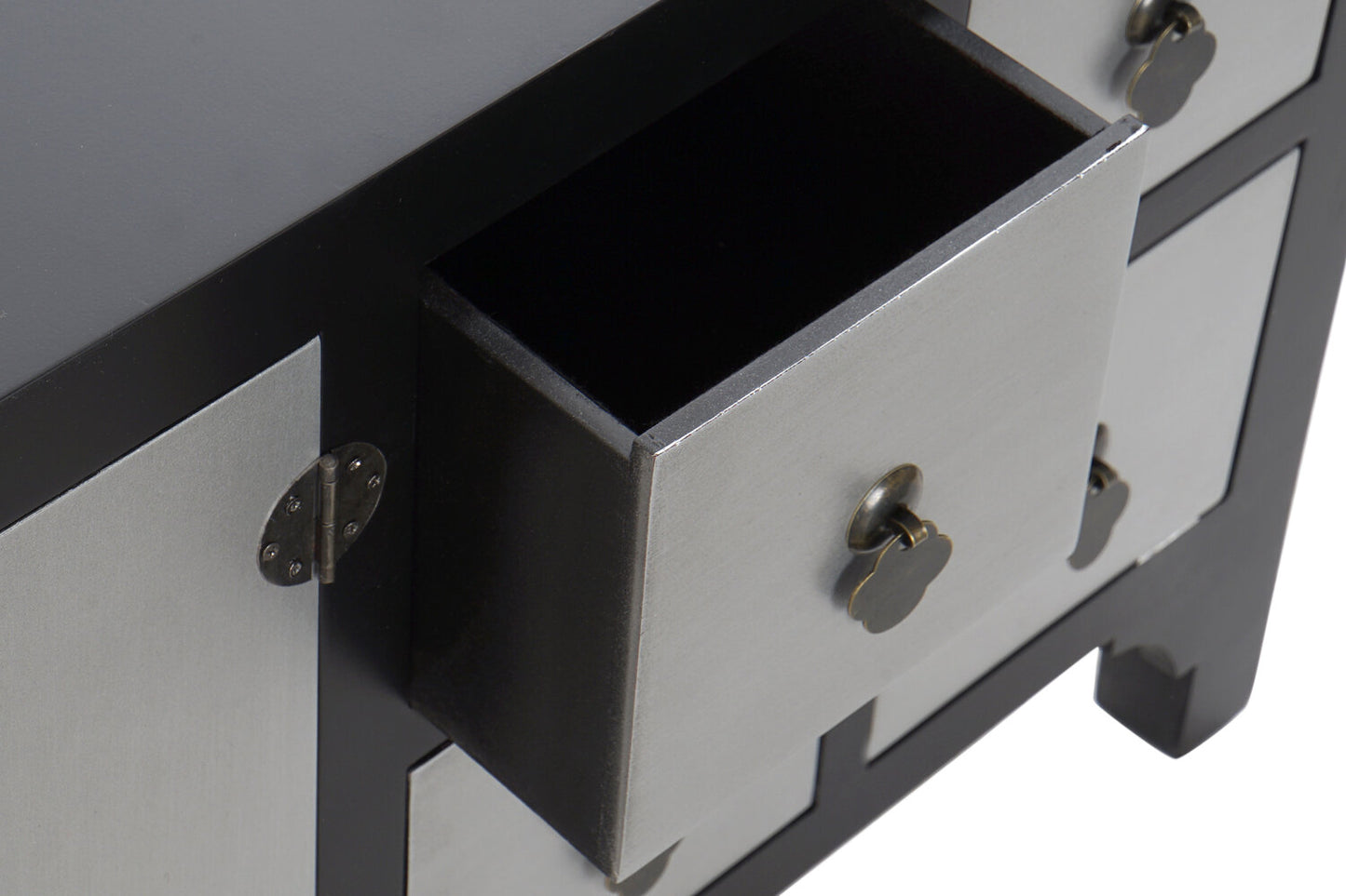 MUEBLE TV ABETO MDF 130X24X51 ORIENTAL NEGRO