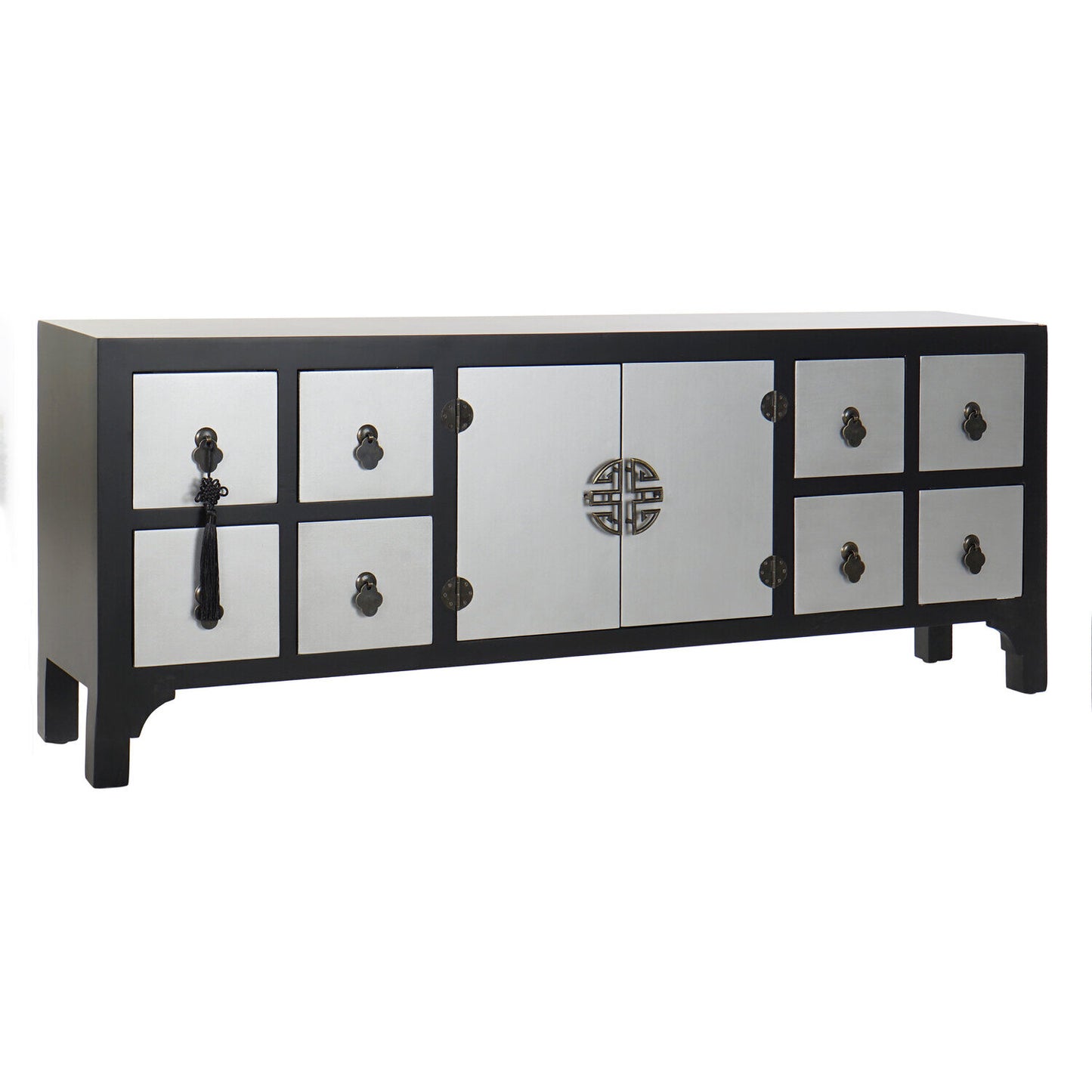 MUEBLE TV ABETO MDF 130X24X51 ORIENTAL NEGRO