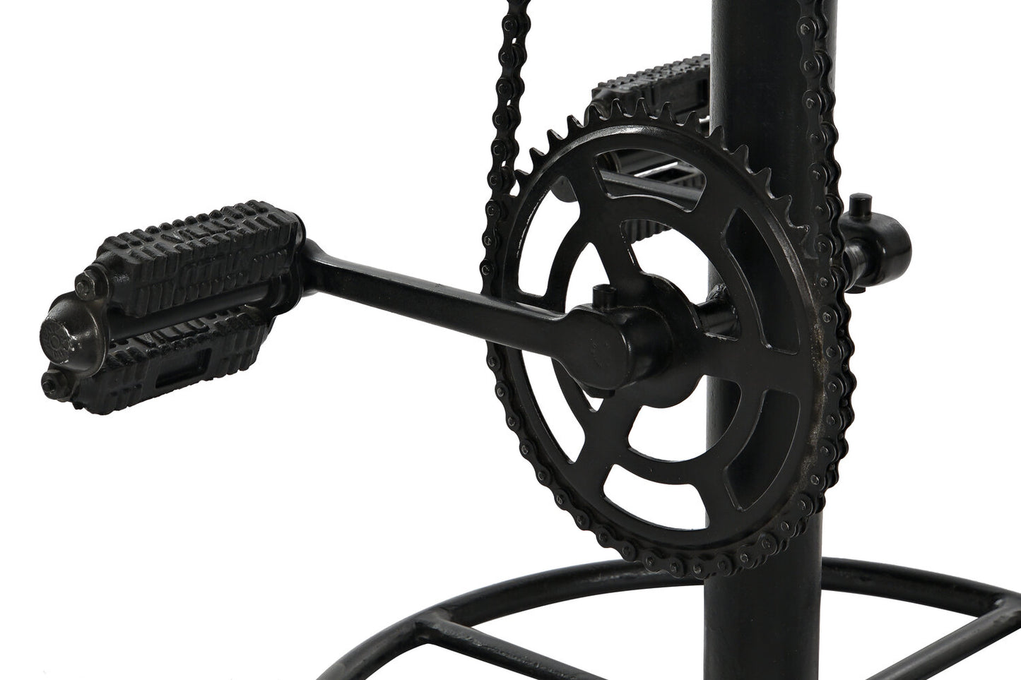 TABURETE METAL CUERO 44X38X82 TABURETE METAL CUERO