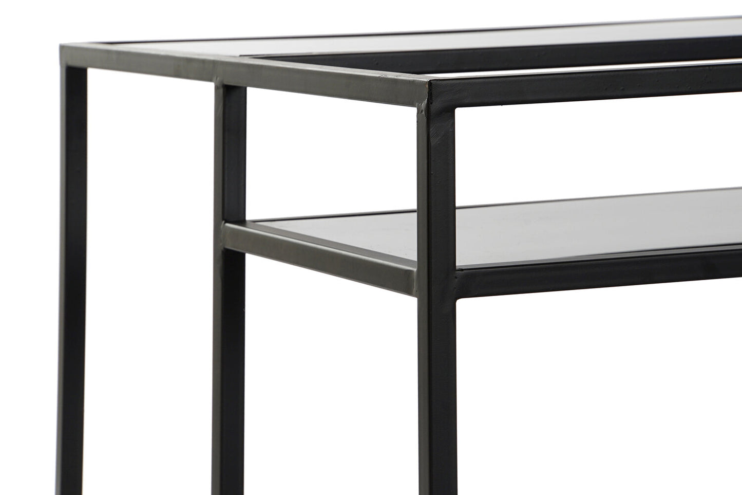 MESA CENTRO METAL MADERA 120X60X50 NEGRO