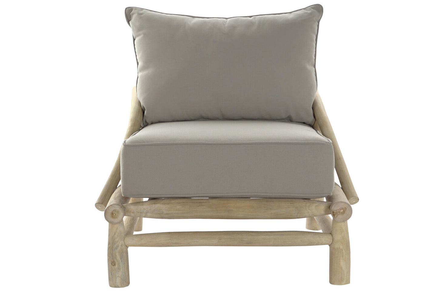 BUTACA TECA POLIESTER 82X80X73 GRIS CLARO