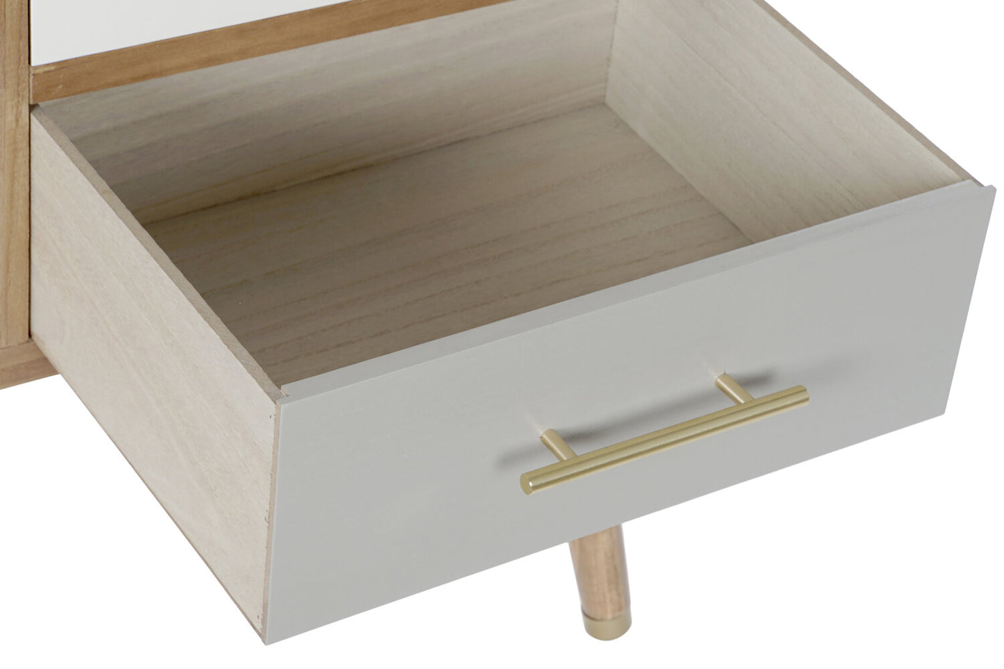 MUEBLE TV PAULOWNIA METAL 90X34X66:5 GRIS