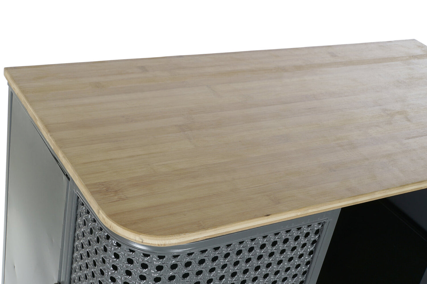 ESTANTERIA METAL MADERA 79X39X133 GRIS