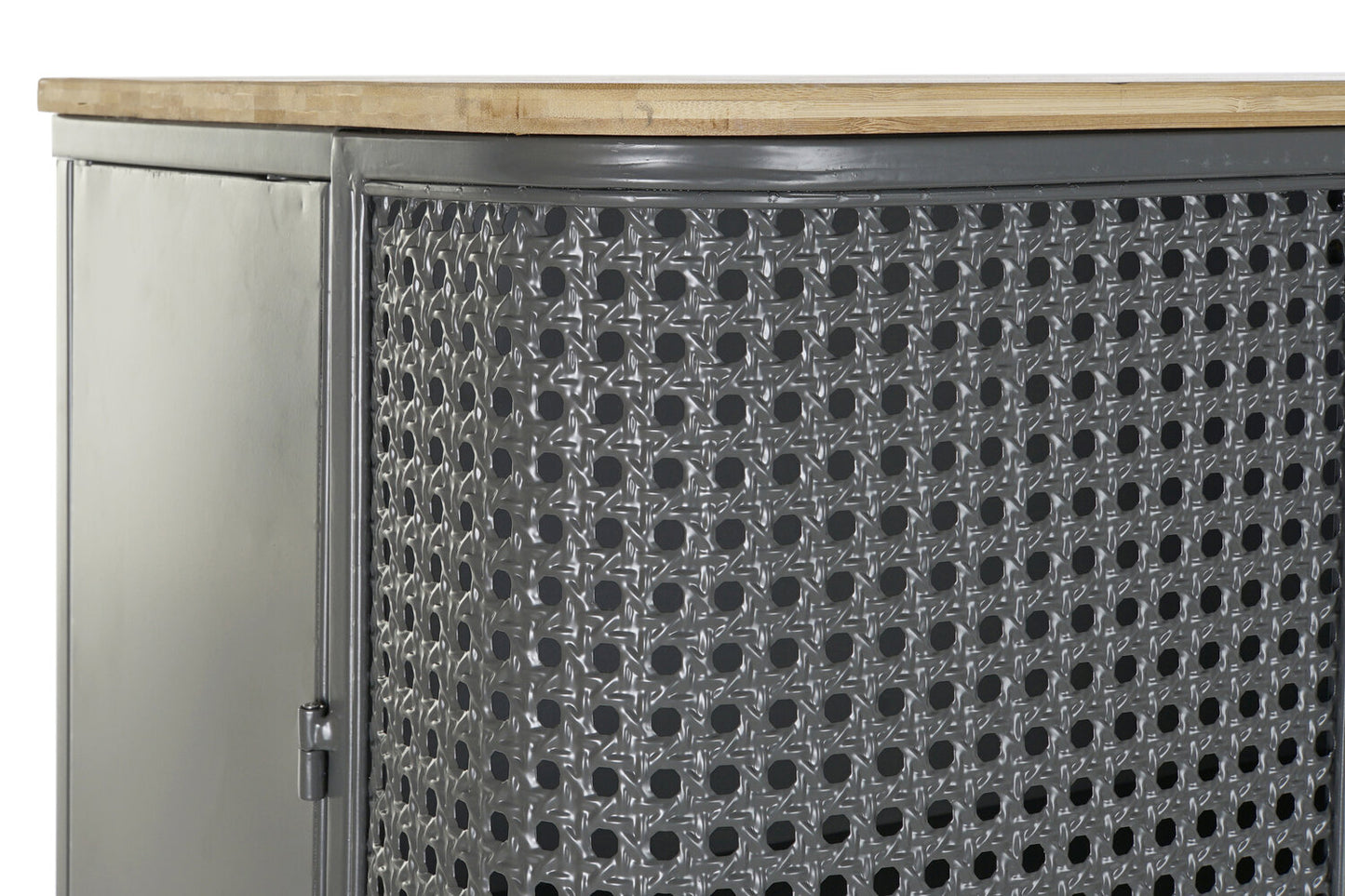 ESTANTERIA METAL MADERA 79X39X133 GRIS