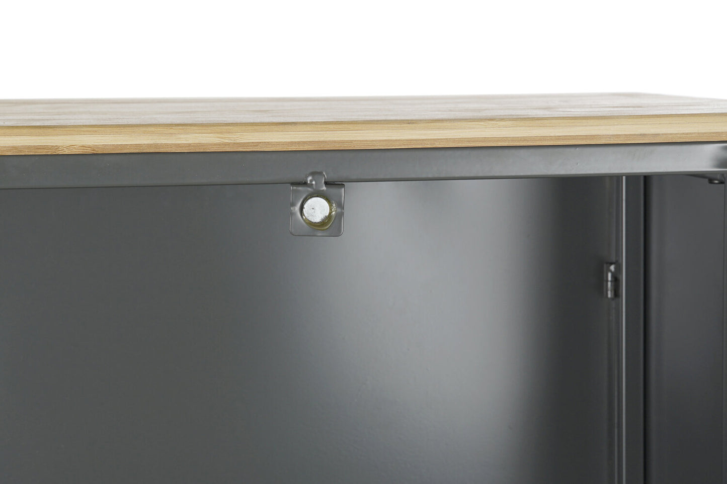 ESTANTERIA METAL MADERA 79X39X133 GRIS