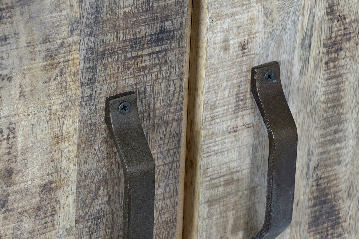 ESTANTERIA MANGO METAL 95X44X172 NATURAL NATURAL