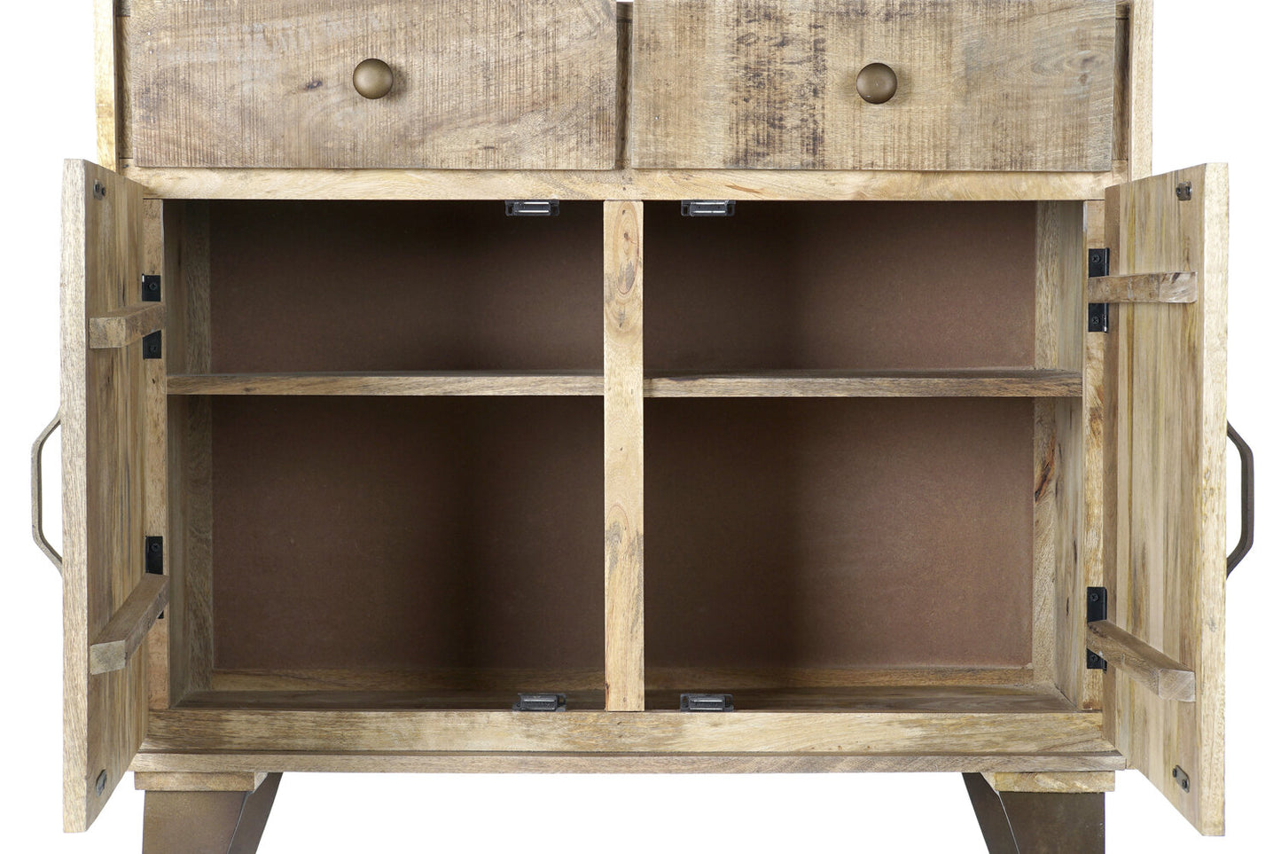 ESTANTERIA MANGO METAL 95X44X172 NATURAL NATURAL