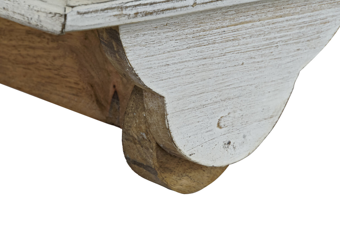 MESA CENTRO MANGO METAL 115X60X45 DECAPE BLANCO