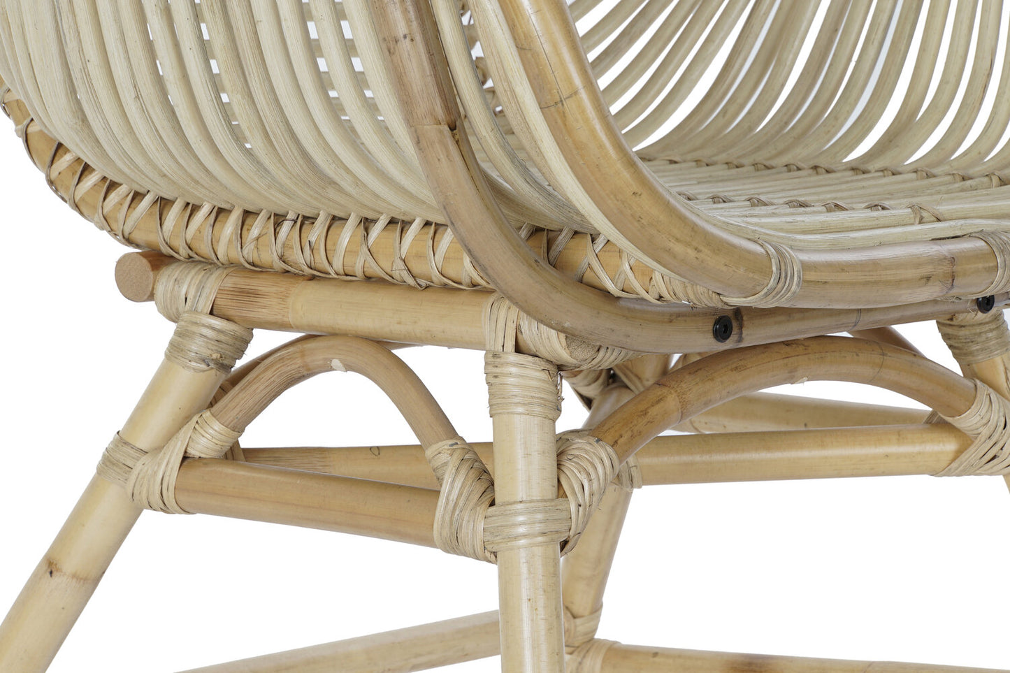 SILLA RATAN 62X62X92 NATURAL