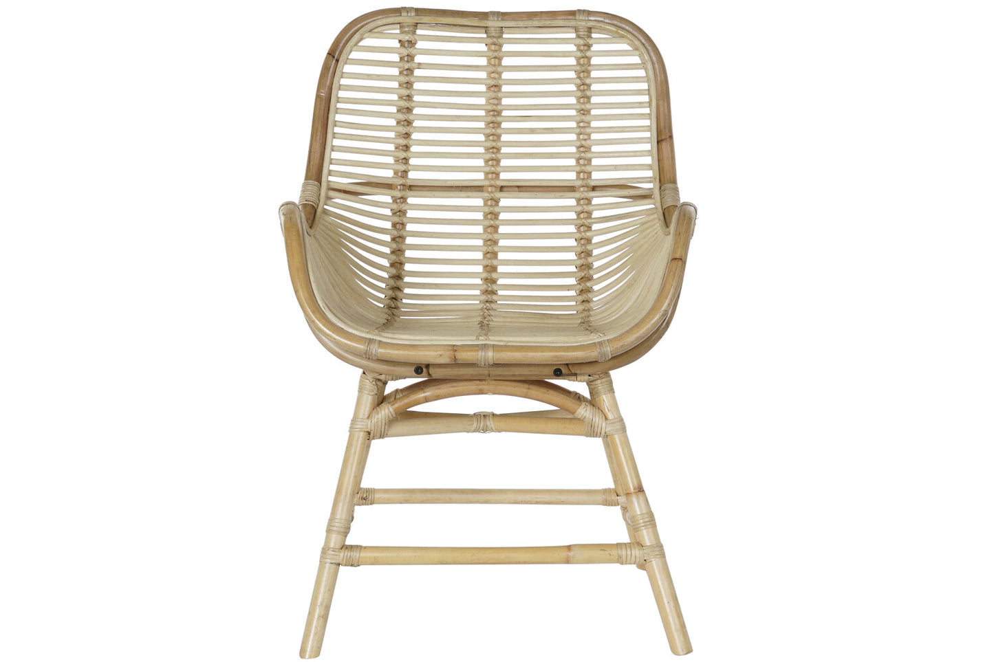 SILLA RATAN 62X62X92 NATURAL