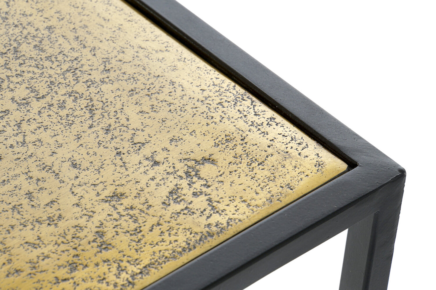 CONSOLA ALUMINIO 110X25X84 DORADO