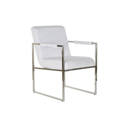 BUTACA ACERO POLIESTER 56X68X92 BLANCO