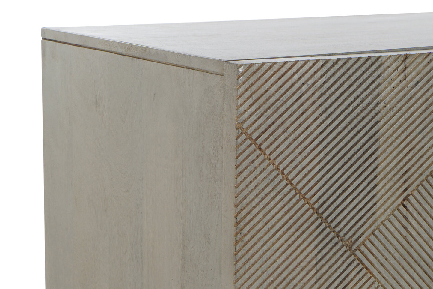 BUFFET MANGO METAL 160X45X75 GRIS