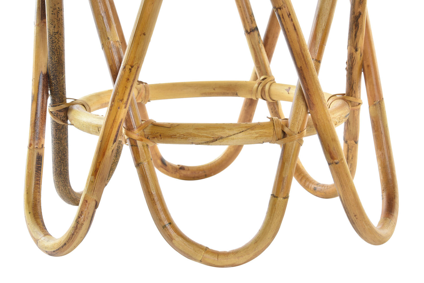 MESITA AUXILIAR RATAN 38X38X41:7 NATURAL MARRON