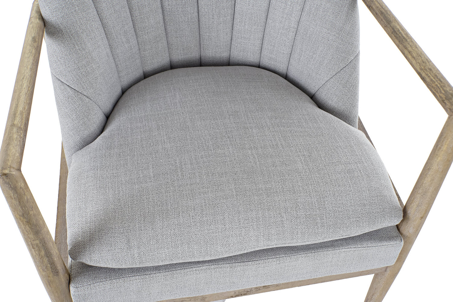 BUTACA ABETO POLIESTER 68X69X89 GRIS CLARO