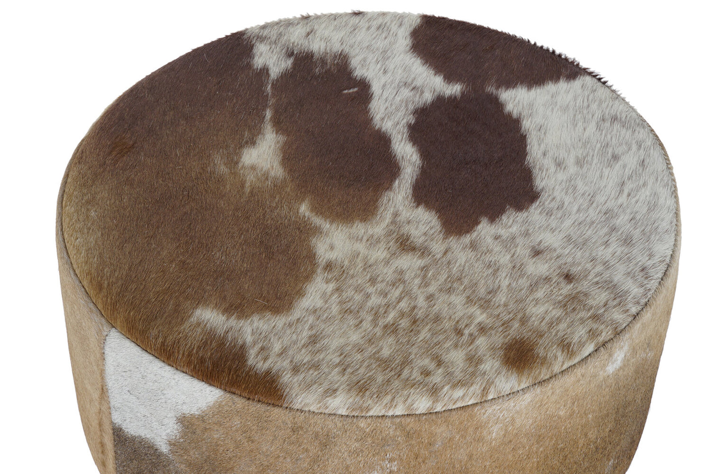 TABURETE MADERA 42X42X77 TABURETE MADERA PIEL VACA