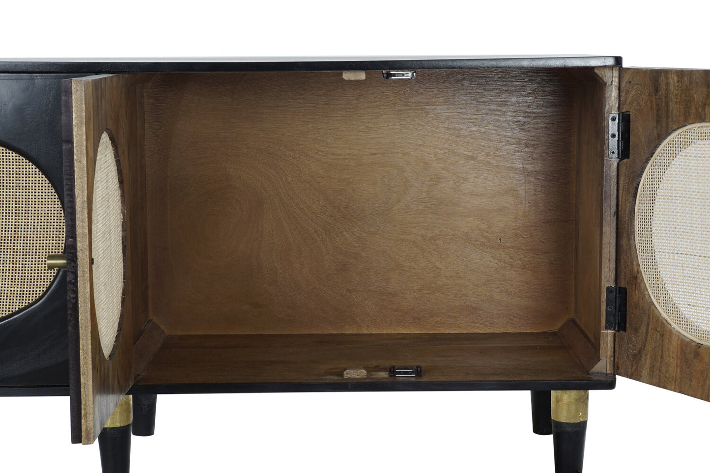 BUFFET MANGO RATAN 150X40X65 NEGRO