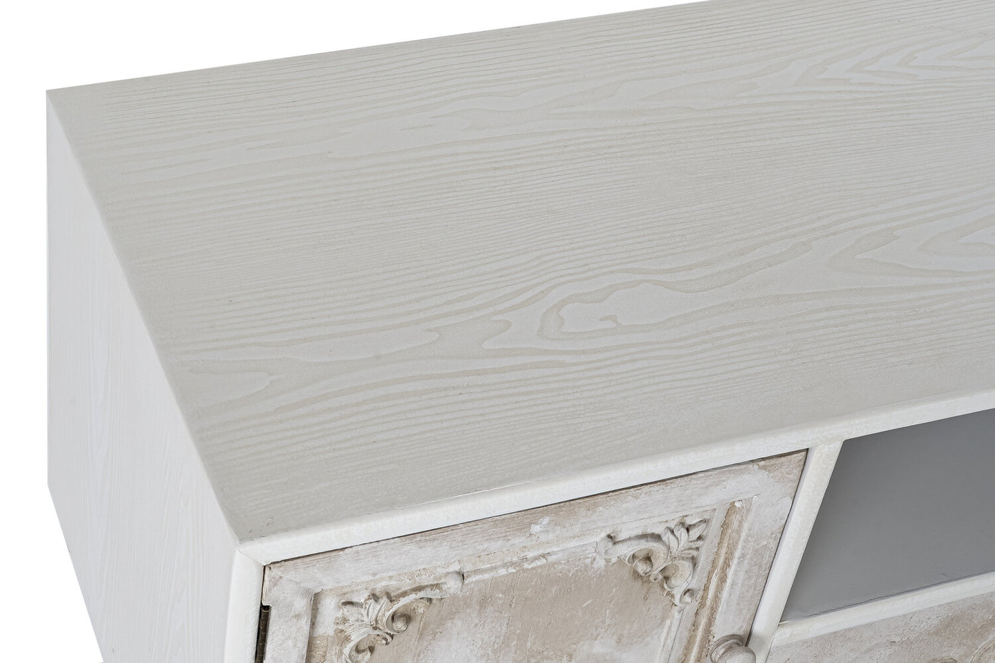 MUEBLE TV ABETO MDF 136X40:5X52 BLANCO