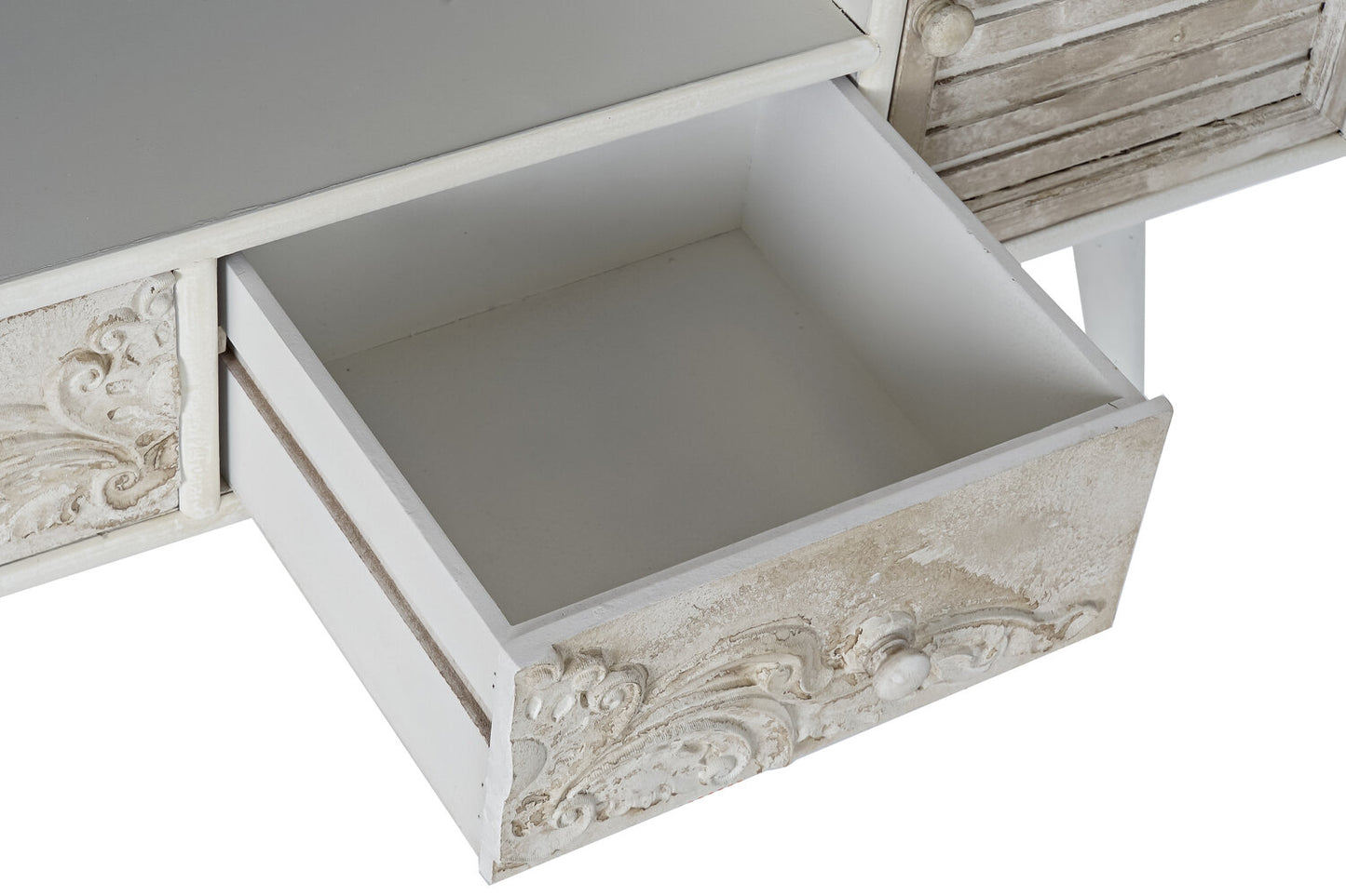 MUEBLE TV ABETO MDF 136X40:5X52 BLANCO