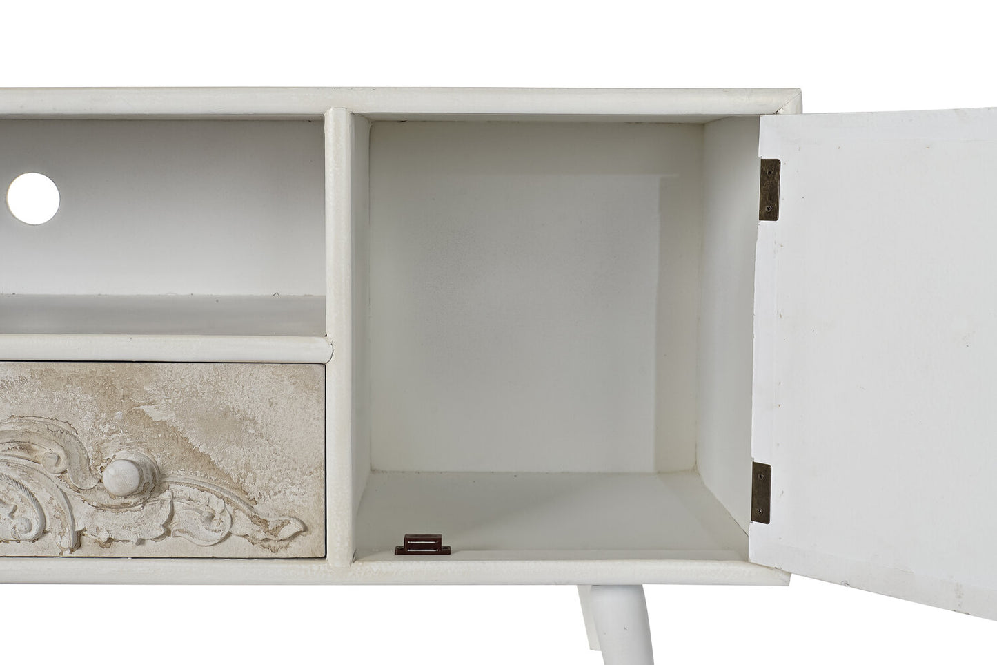 MUEBLE TV ABETO MDF 136X40:5X52 BLANCO