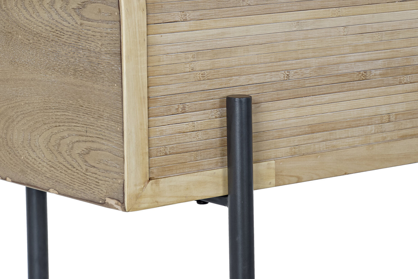 DESCALZADORA MADERA METAL 120X40X43 NATURAL