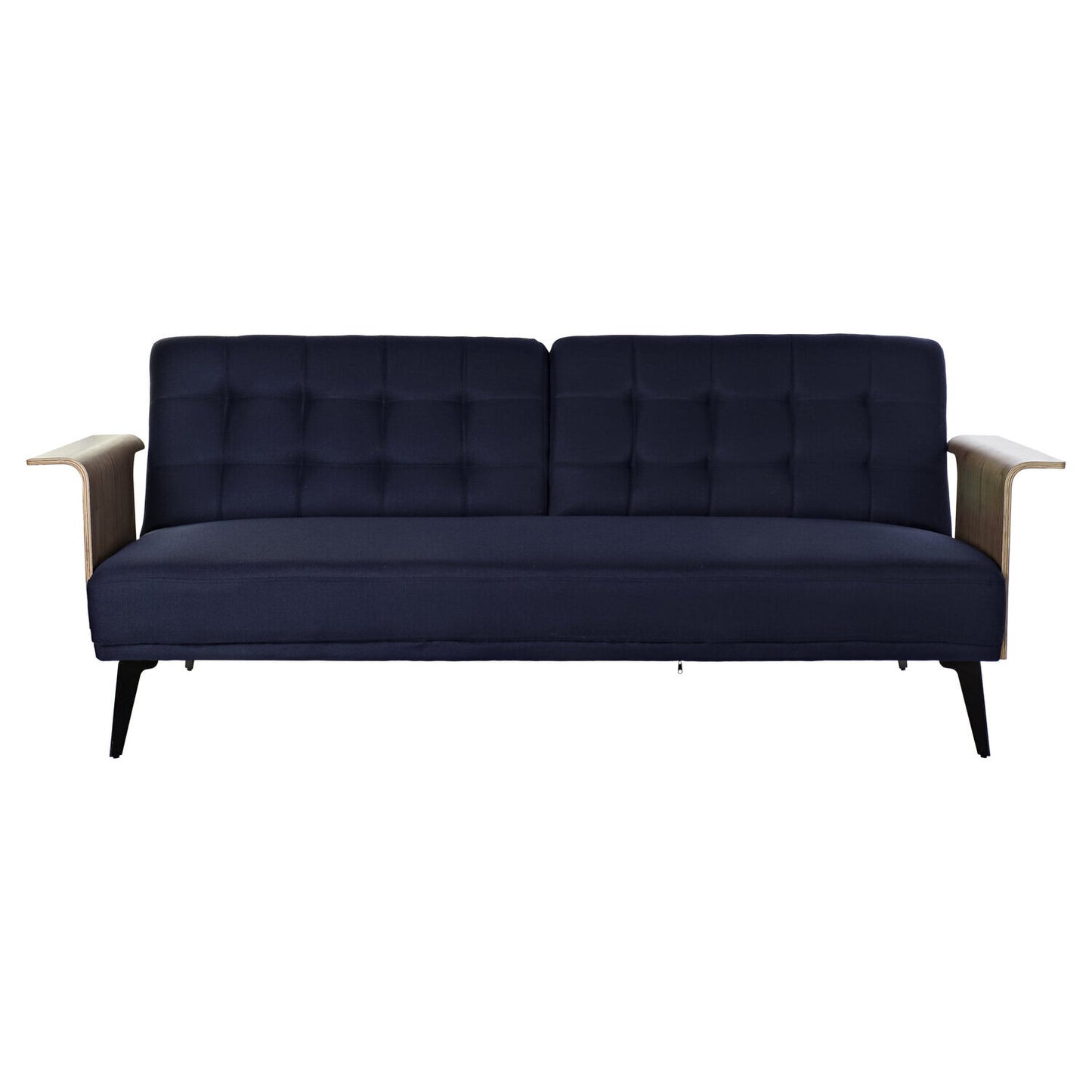 SOFA CAMA EUCALIPTO METAL 203X87X81 AZUL