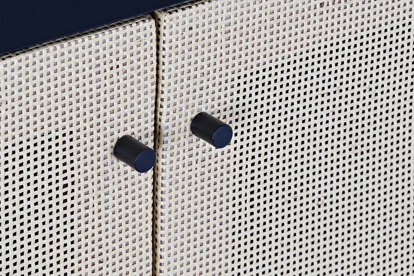 BUFFET ABETO RATAN 120X38X76 NEGRO