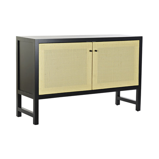 BUFFET ABETO RATAN 120X38X76 NEGRO