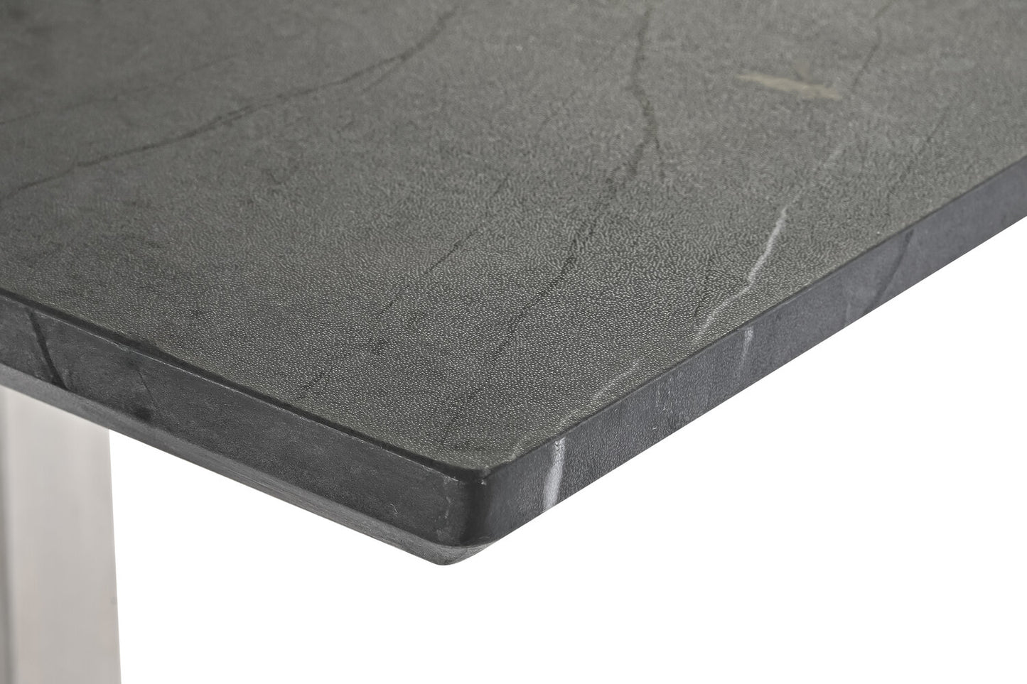 MESA COMEDOR MDF ACERO 160X90X76 NEGRO