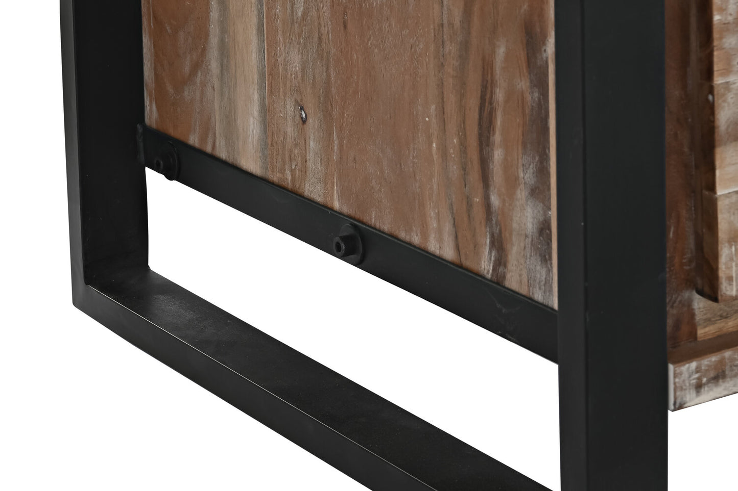 MESA CENTRO ACACIA METAL 110X60X40 NATURAL