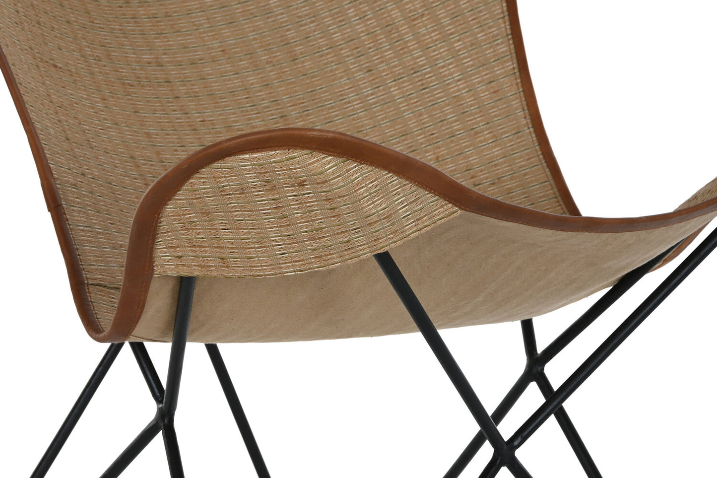 SILLA METAL RATAN 74X78X92