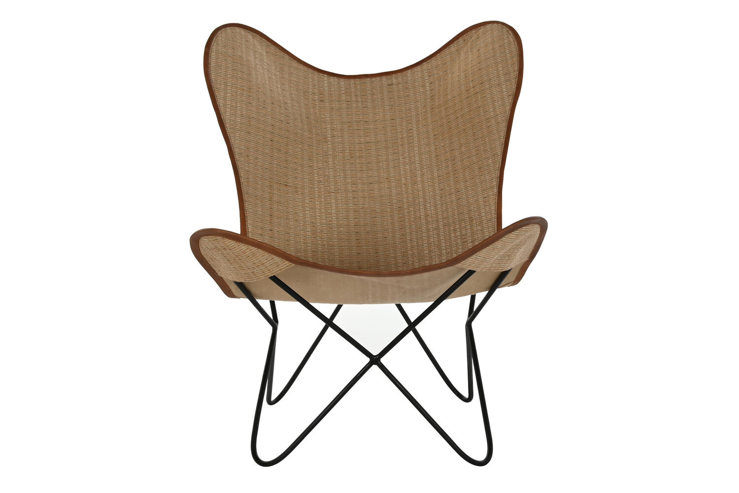 SILLA METAL RATAN 74X78X92