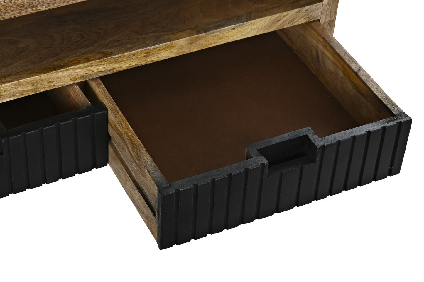 MESA CENTRO MANGO METAL 120X60X45 NEGRO