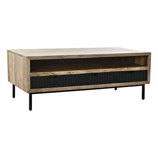 MESA CENTRO MANGO METAL 120X60X45 NEGRO