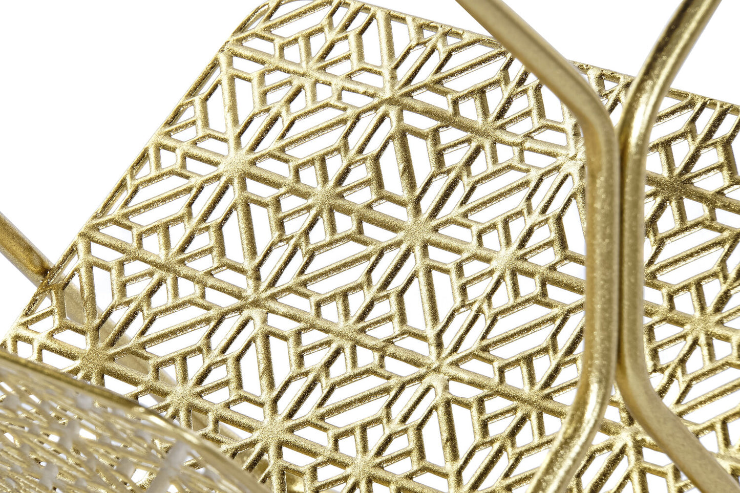 REVISTERO METAL ESPEJO 45X45X55 DORADO