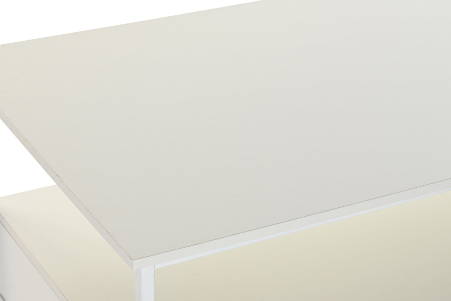 MESA CENTRO METAL MDF 110X55X46 BLANCO