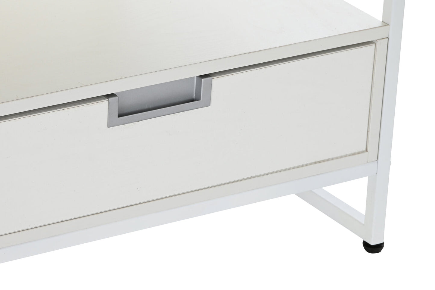 MESA CENTRO METAL MDF 110X55X46 BLANCO